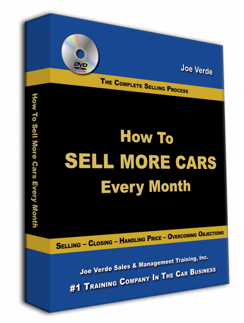 34 How To Sell More Cars Every Month - 4-DVD Set