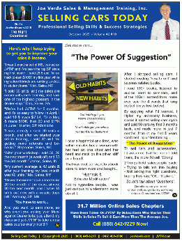95 JOE'S DIGITAL NEWSLETTER - Free Sales Sample