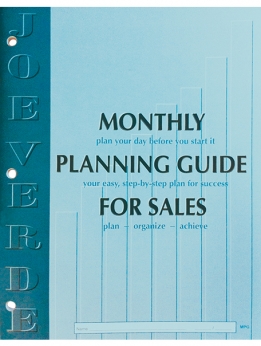 Sales Monthly Planning Guide Cover